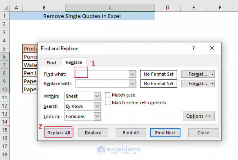 how-to-remove-single-quotes-in-excel-6-ways-exceldemy