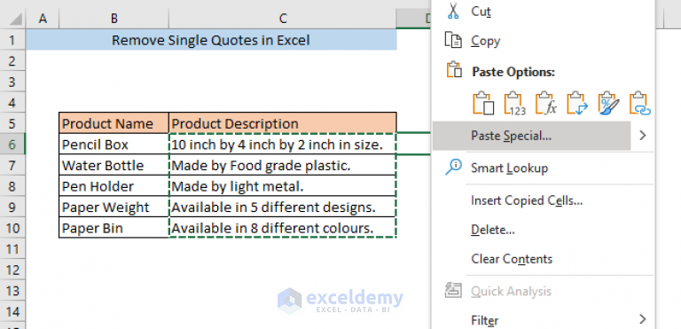 how-to-remove-single-quotes-in-excel-6-ways-exceldemy