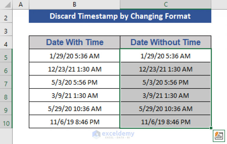 how-to-remove-timestamps-from-date-in-excel-4-easy-ways