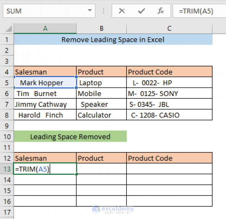 how-to-remove-leading-space-in-excel-5-useful-ways-exceldemy