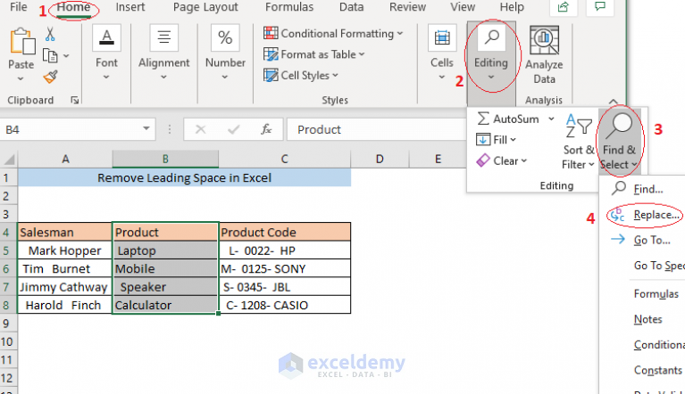 how-to-remove-leading-space-in-excel-5-useful-ways-exceldemy