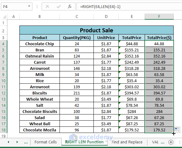 How To Remove Dollar Sign In Excel 7 Easy Ways ExcelDemy