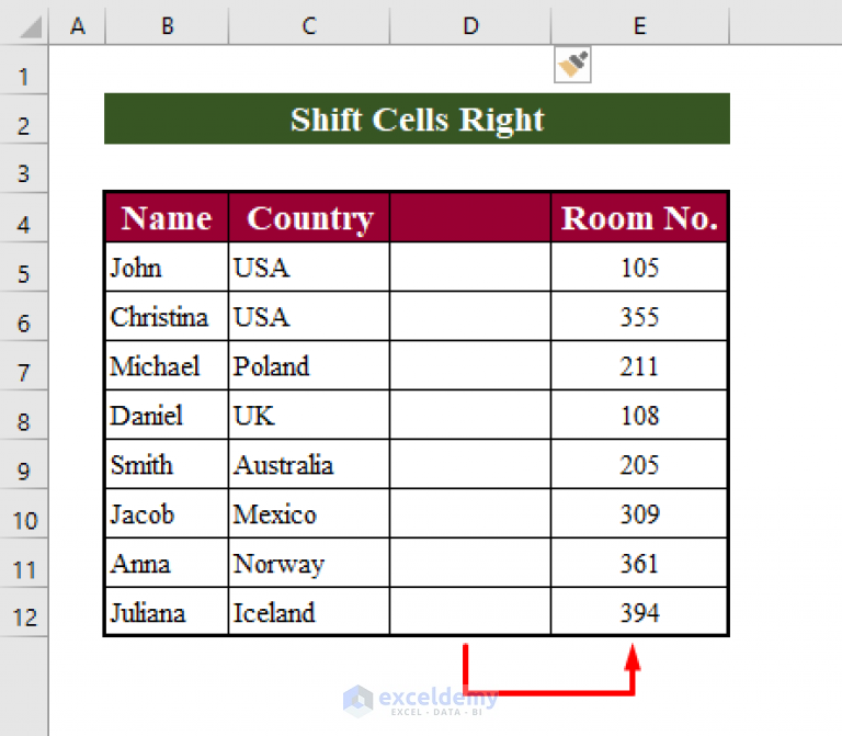 how-to-shift-down-cells-and-paste-copied-values-in-excel