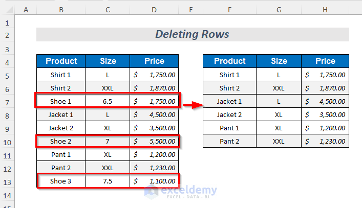 how-to-delete-row-using-vba-14-cases-exceldemy