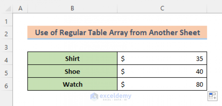 What Is Table Array In Excel VLOOKUP ExcelDemy