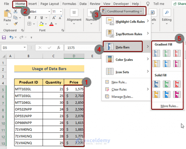 Apply Conditional Formatting To The Selected Cells In Excel (6 Ways)