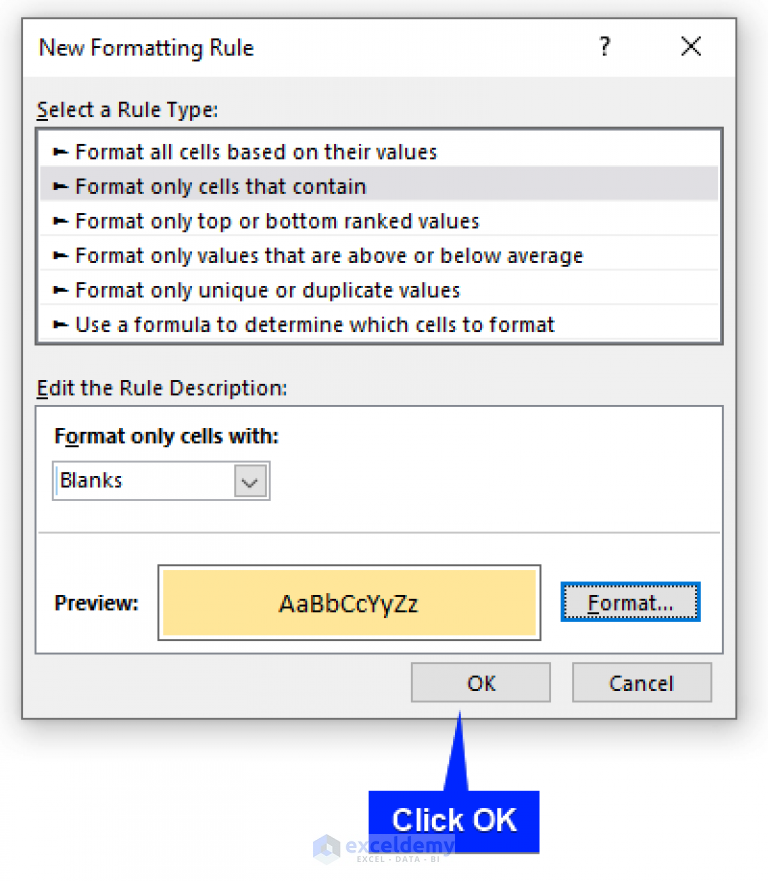 how-to-do-conditional-formatting-for-blank-cells-in-excel