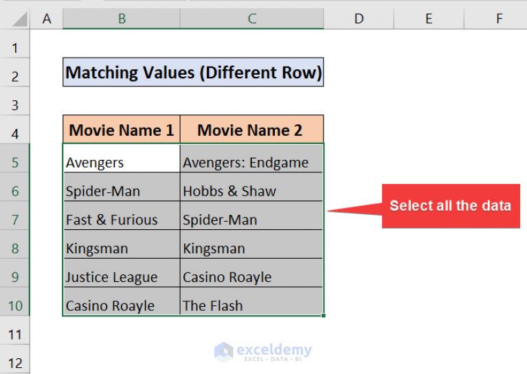 how-to-compare-two-columns-using-conditional-formatting-in-excel