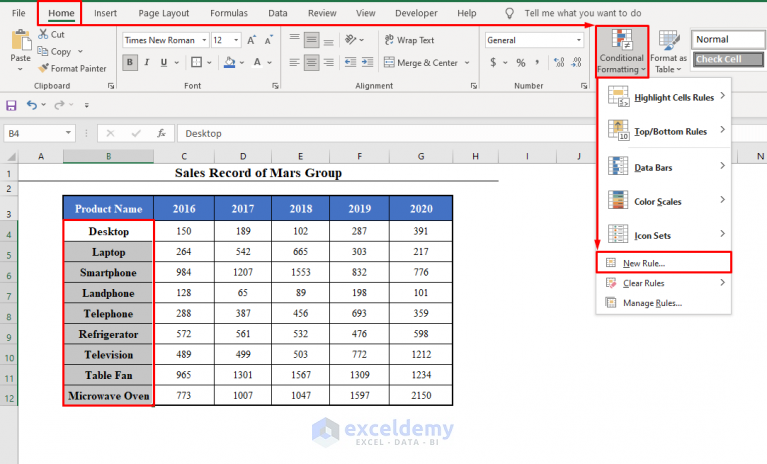 Excel Conditional Formatting Based on Multiple Values of Another Cell