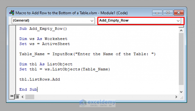 excel-macro-to-add-row-to-the-bottom-of-a-table-exceldemy