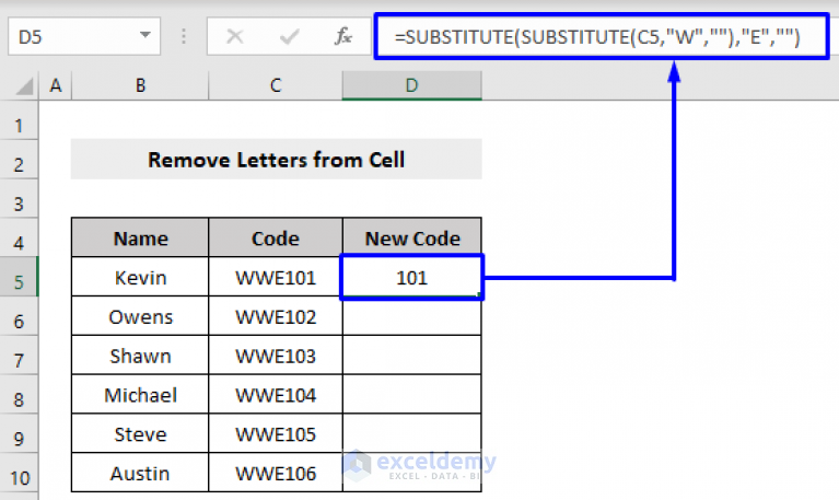 how-to-remove-letters-from-cell-in-excel-10-methods-exceldemy