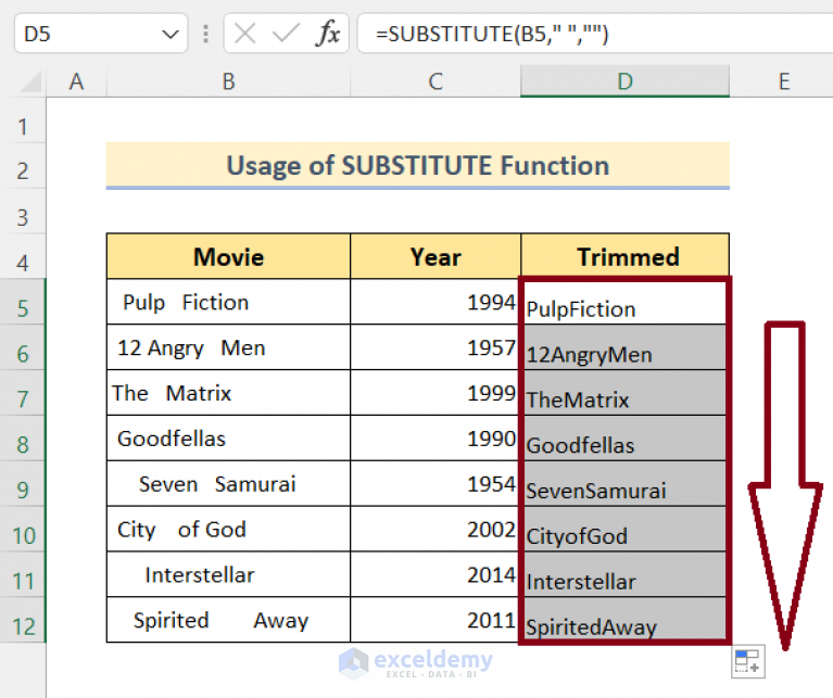 How To Remove Spaces In A Cell In Excel 5 Methods ExcelDemy