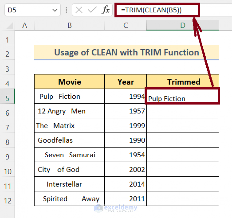 How To Remove Spaces In A Cell In Excel 5 Methods ExcelDemy