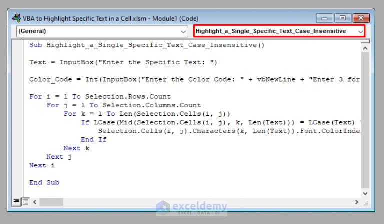 How To Highlight Specific Text In A Cell In Excel