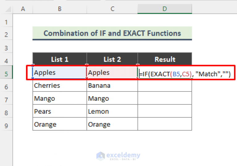 how-to-compare-two-cells-in-excel-10-easy-methods-exceldemy