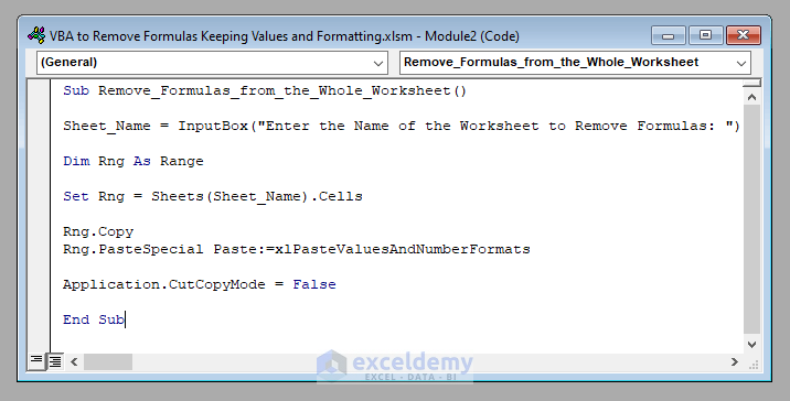 vba-to-remove-formulas-in-excel-keeping-values-and-formatting