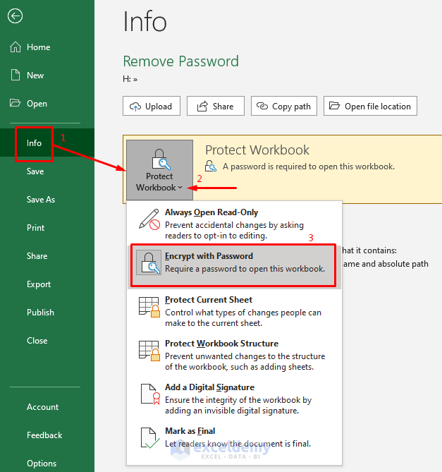 How To Remove Password From Excel 3 Simple Ways Exceldemy 8431