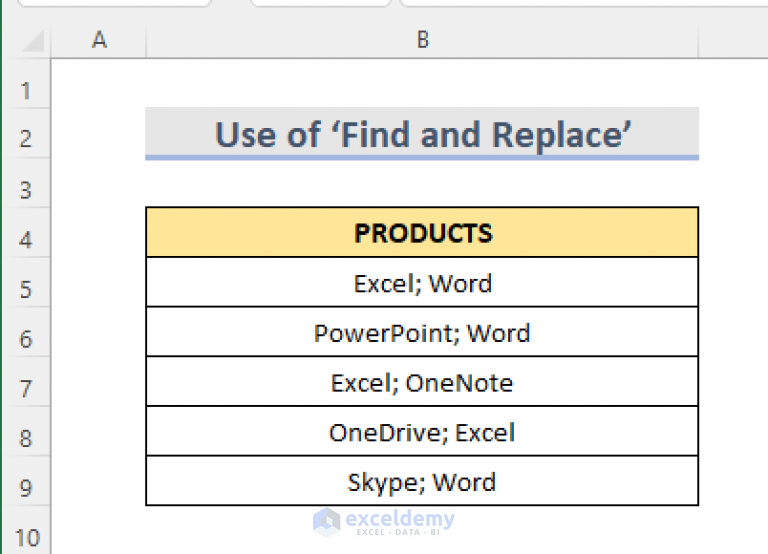 How To Remove Semicolon In Excel 4 Methods ExcelDemy