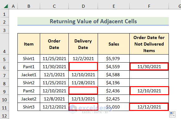 how-to-return-value-if-cell-is-blank-12-ways-exceldemy