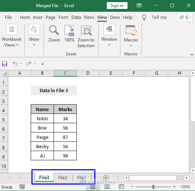How To Merge Multiple Excel Files Into One Sheet By Vba 3 Criteria 9546