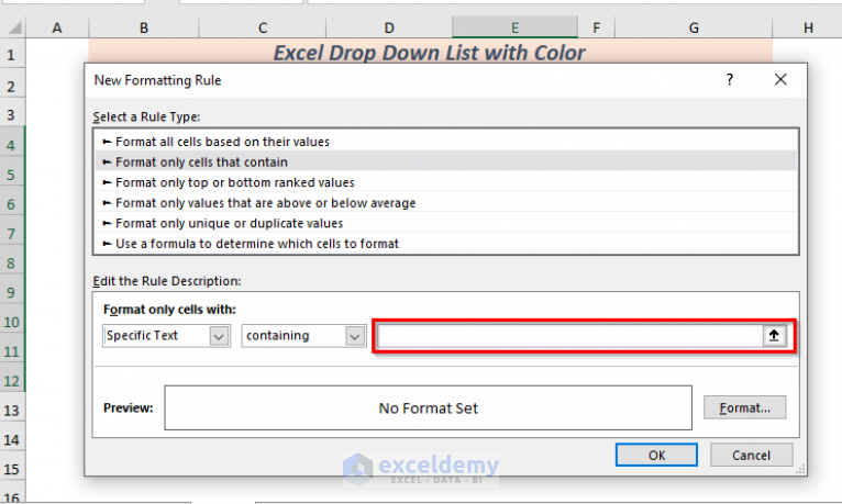 10. Excel Drop Down List With Color 766x459 