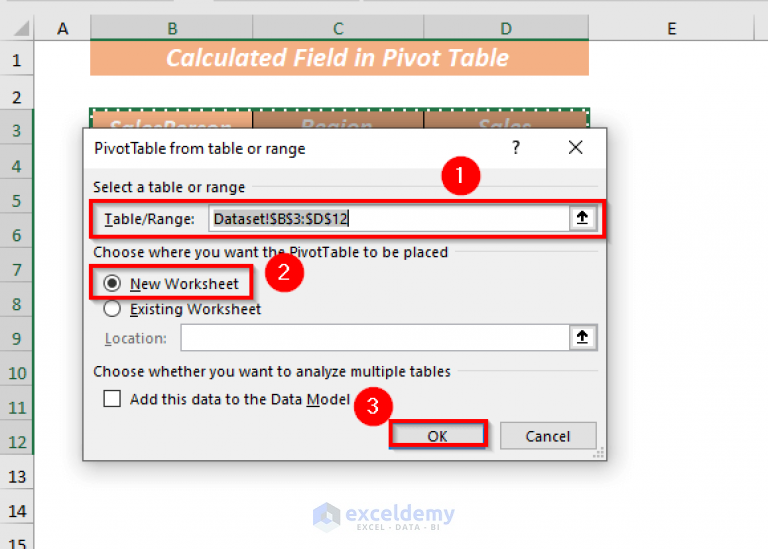 How To Calculate Field In Pivot Table