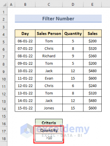 Advanced Filter With Criteria Range In Excel (18 Applications) - ExcelDemy