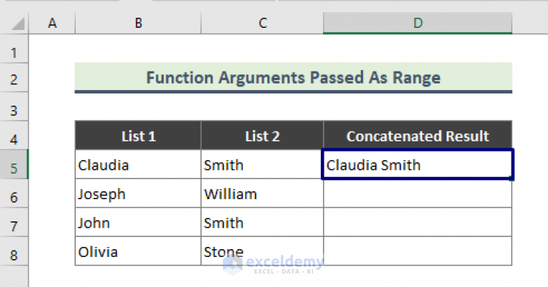 Concatenate Not Working in Excel (3 Reasons with Solutions)