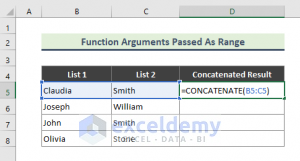 Concatenate Not Working in Excel (3 Reasons with Solutions)