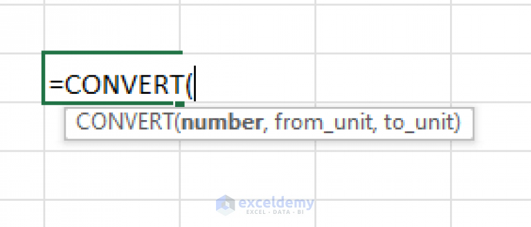 How To Use Convert Function In Excel 10 Examples Exceldemy 7072