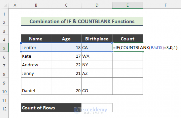 how-to-count-rows-with-formula-in-excel-5-quick-methods-exceldemy