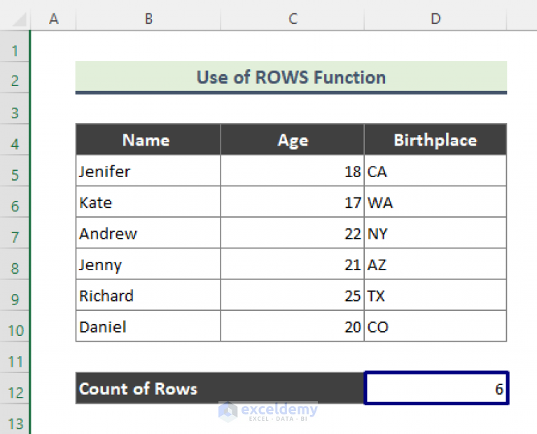 how-to-count-rows-with-formula-in-excel-5-quick-methods-exceldemy