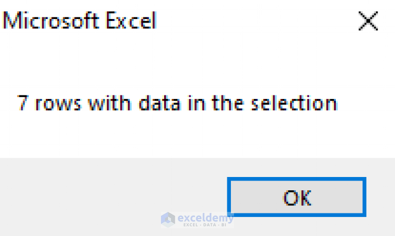 Excel Vba Count Rows With Data