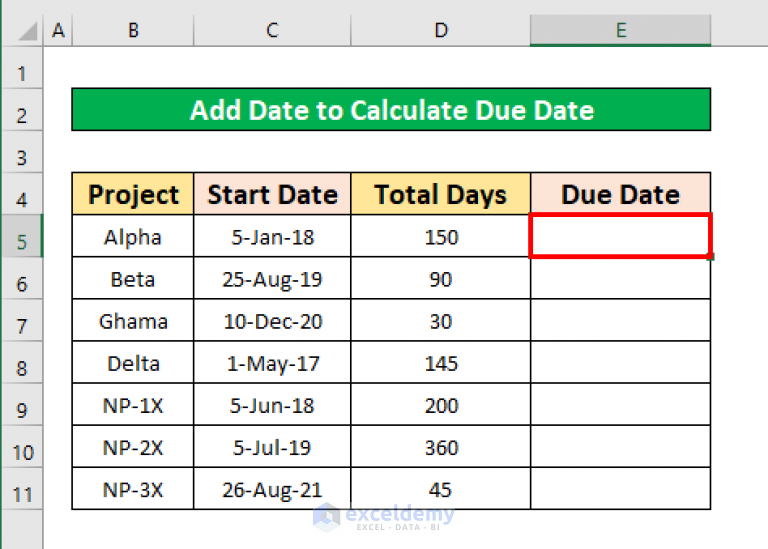 how-to-calculate-due-date-with-formula-in-excel-7-ways-exceldemy