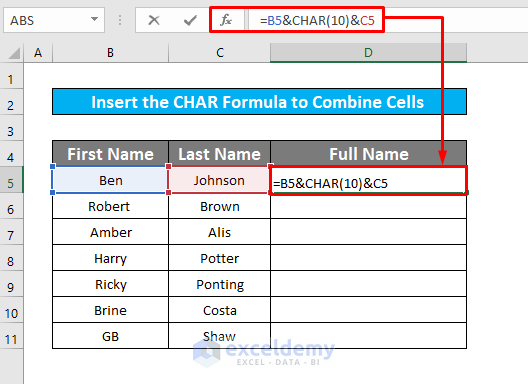 combine-first-and-last-names-excel-youtube