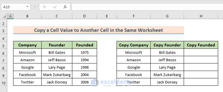 how-to-copy-a-cell-in-excel-using-formula-7-methods-exceldemy