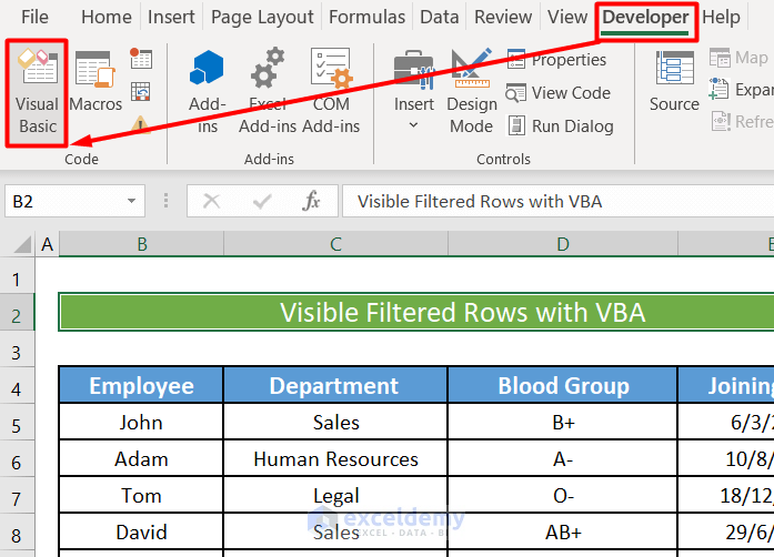 How To Delete Filtered Rows In Excel ExcelDemy