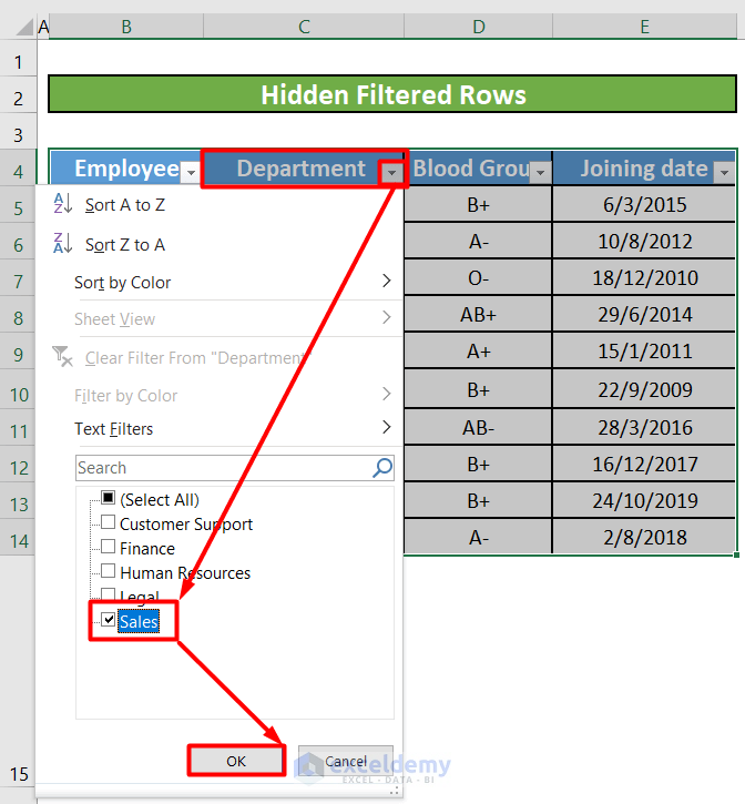 How To Delete Filtered Rows In Excel ExcelDemy