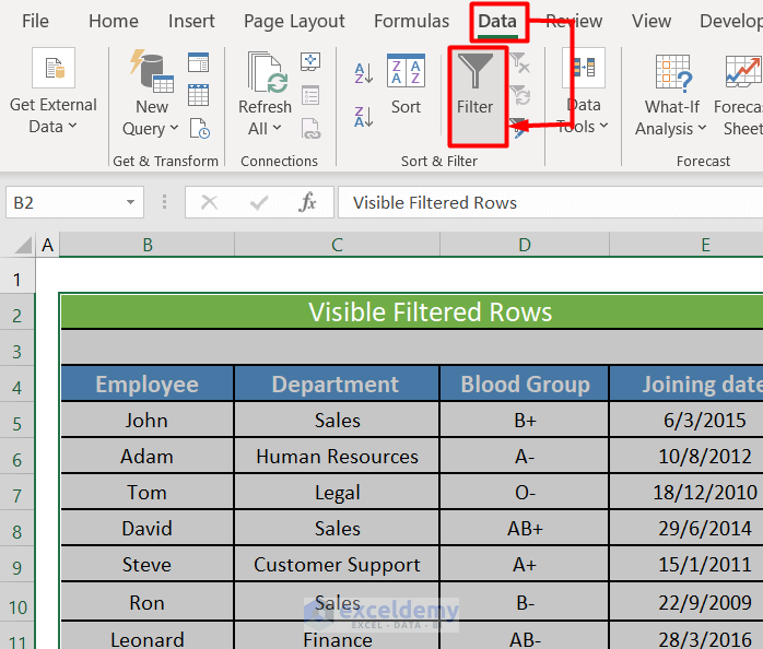 How To Delete Filtered Rows In Excel ExcelDemy