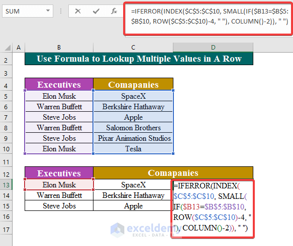 How To Lookup Multiple Values In Excel 10 Ways ExcelDemy