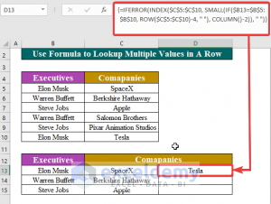 How To Lookup Multiple Values In Excel (10 Ways) - ExcelDemy