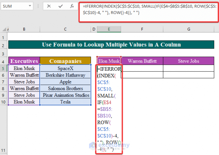 how-to-lookup-multiple-values-in-excel-10-ways-exceldemy