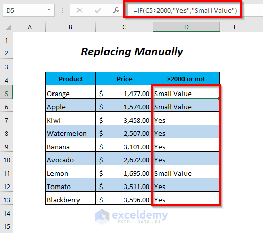 How To Replace Text In Excel Formula 7 Easy Ways ExcelDemy