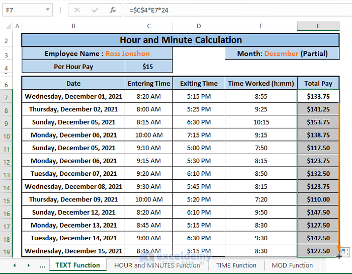 Adding Hours Calculator JoelleNovara