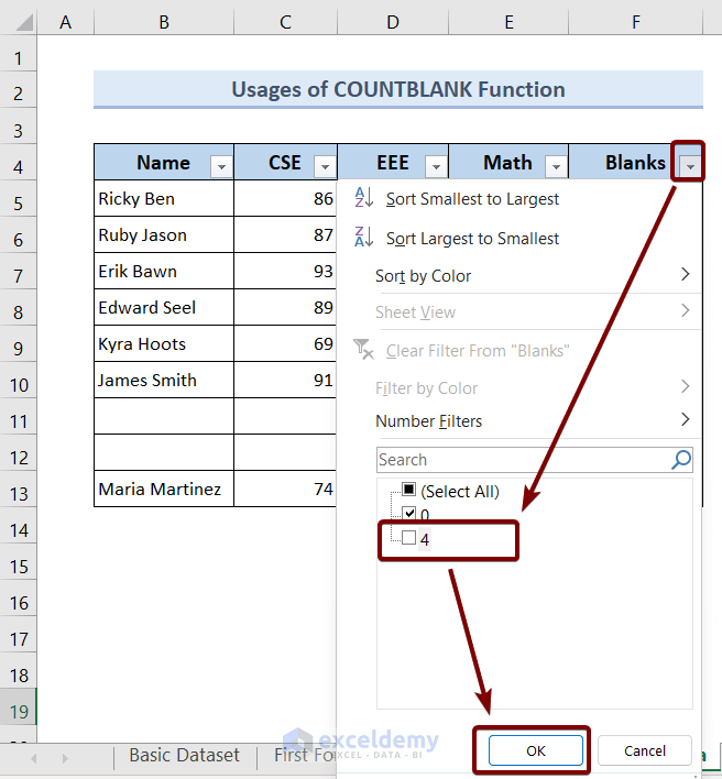 Formula To Remove Blank Rows In Excel 5 Examples Exceldemy 8770