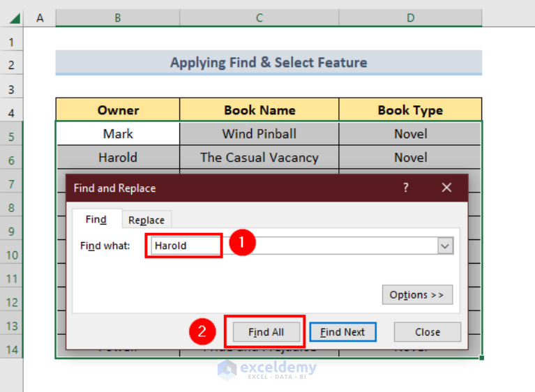 how-to-select-row-in-excel-if-cell-contains-specific-data-4-ways