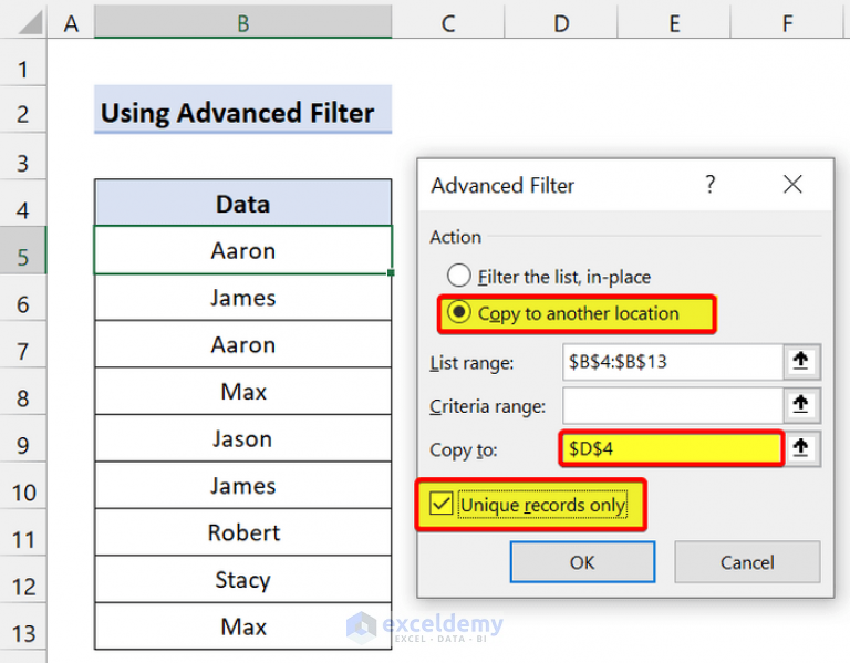 find-unique-values-in-a-column-in-excel-6-methods-exceldemy