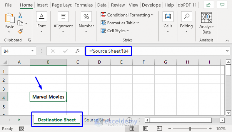 how-to-link-two-sheets-in-excel-3-ways-exceldemy