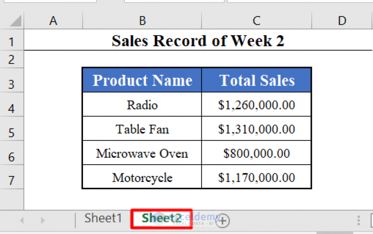 how-to-merge-multiple-sheets-into-one-sheet-with-vba-in-excel-2-ways