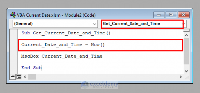 how-to-get-the-current-date-in-vba-3-ways-exceldemy